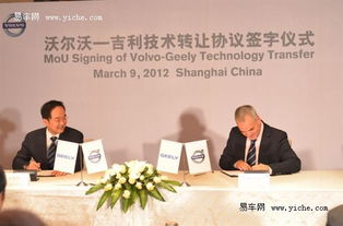 沃爾沃與吉利深化合作，簽署技術轉讓協議共繪未來藍圖